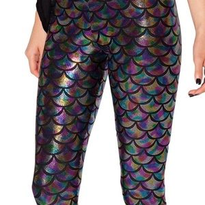 Awesome Mermaid Jellybean Leggings S